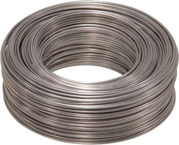 Steel 20 Gauge Galvanized Hobby Wire, 20 x 175', Silver, Corrosion Resistant, 15 lbs. Capacity